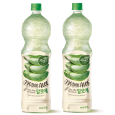 [웅진식품] 자연은 790일 알로에(1.5ℓ), 1.5L, 4개