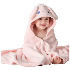 수수베베 애니멀 아기 후드 타올, 1개, 토끼