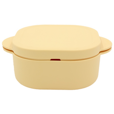 네오실리 렌지쏙찜 국산 프리미엄 실리콘 찜기 소형, 버터옐로우