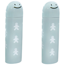 더자카 쿠키스마일 칫솔케이스 블루, 2개