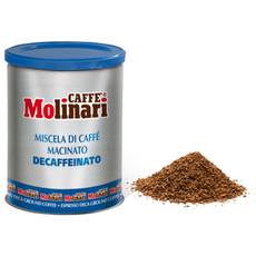 CAFFE Molinari 脫咖啡因咖啡粉, 咖啡機, 250克