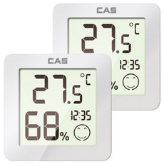 카스 디지털 온습도계 T023, white, 6개