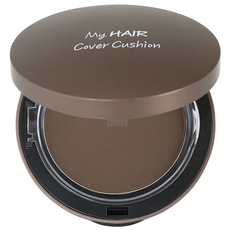 오겐블릭 마이헤어 커버 쿠션 17g/ 새치쿠션/ 새치커버/ 헤어쿠션/ 흑채, 1개, 내추럴브라운