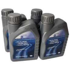 쉐보레 GM 순정 정품 브레이크 액 브레이크오일 2리터 (0.5리터 * 4개) DOT4+, 4개