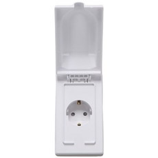 일신 방우콘센트 콘센트 화장실 방수콘센트, 1개, 1구