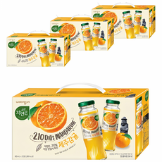 자연은 210일 제주감귤, 180ml, 48개