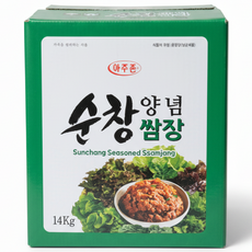 아주존 순창우리식품 대용량 업소용 양념쌈장, 14kg, 1개