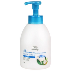 Leivy 山羊乳椰子泡沫保濕沐浴乳, 750ml, 1瓶