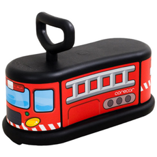 [코레카] 붕붕카 경찰차 소방차 돌아기 걸음마 유아 어린이 무소음 자동차 장난감, 1개