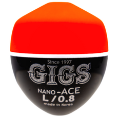 긱스코리아 나노에이스(반유동) 원투 장타찌 구멍찌 중중심 수제 고감도 바다낚시찌 찌낚시, 1개, 0.8호