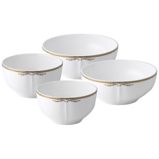 (한국도자기 본사 공식 온라인스토어) 윙스 공기 대접 세트 (2인/4인), 2인조:  공기 2p+ 대접 2p, 1개, 혼합색상