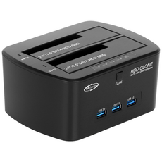 강원전자 넷메이트 NM-UDH02 USB3.0 SSD/HDD 도킹스테이션 + USB허브(하드복사기/하드미포함), 1개, 본상품선택