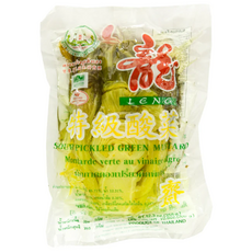 렝 그린 머스타드 350g Leng Green Mustard Pickle 사워 피클드 갓절임 태국 Sour Pickled 갓김치 food 음식 thailand 식품 피클, 1개