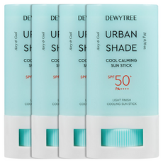 듀이트리 어반쉐이드 쿨 카밍 선스틱 SPF50+ PA++++, 20g, 4개