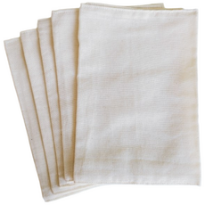 더네이처하우스 강화소창행주 (43*22cm) 중 사이즈 2겹 5p 세트, 고리X, 1세트