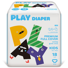 NEW 한예지 플레이 팬티 기저귀, 72매, 키즈형(Kid)