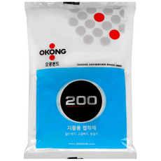 오공 200 지물용 종이 접착제 벽지본드 도배풀 800g, 단품