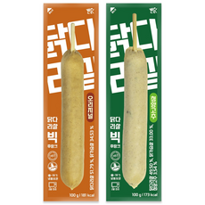 뺀닭 닭다리살 닭가슴살 빅 후랑크 소세지 2종 혼합 세트, 20개, 100g