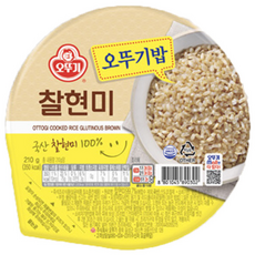 오뚜기 오뚜기밥 찰현미, 210g, 30개