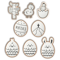 [쿠키커터] 23-4월 부활절 8종, 3.달걀 속 달걀, 1개