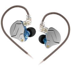 Keephifi KZ ZSN PRO 하이브리드 기술 전문가용 유선 인이어 이어폰 IEM, 노마이크, 블루