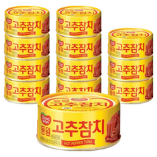 동원 고추 참치, 100g, 4개