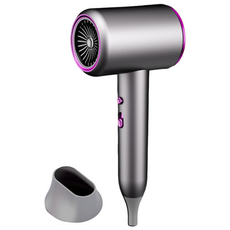 2400W 음이온 고속 헤어드라이기 전문가용 헤어 드라이기 모든 모발 타입에 적용 가능, 회색, 2000W-32호