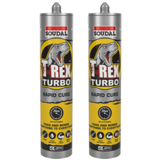 SOUDAL 티렉스 터보 2개 수달실리콘 접착 방수 타일 만능 강력접착 석재 나무 금속 접착제