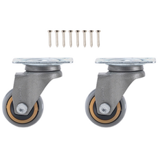 철물파크 도무스 고급 베어링 무소음 우레탄 고중량 바퀴 회전 브레이크, 회전형