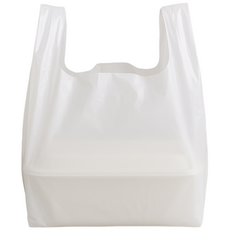 착한비닐 무지 손잡이 배달 비닐봉투 흰색 특소 10리터 100매, 10L, 100개