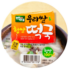 백제 우리쌀 햅쌀떡국, 163g, 8개
