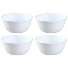 코렐 저스트화이트 미국형 밥공기 354ml, 화이트, 4개