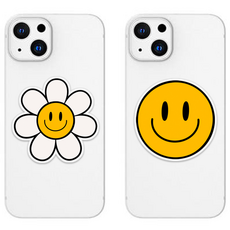 위드코코 (1+1) 귀여운 캐릭터 빅사이즈 스마트 톡 거치대, 2개, 스마일데이지