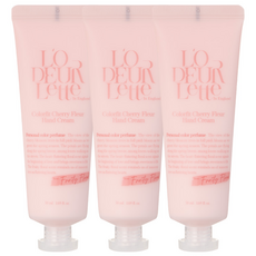 L'O DEUR Lette Colorfit 櫻桃花護手霜 果香花香, 3個, 50ml