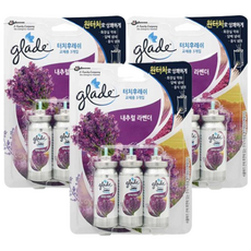 그레이드 터치앤후레쉬 화장실방향제 라벤더 리필 13ml 3입x3개, 39ml, 3개