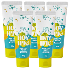 호이허그 키즈 어린이 고불소 치약 1450ppm, 5개, 60g