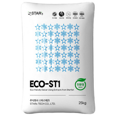 스타스테크 친환경 염화칼슘 제설제 벌크 대용량 25kg 30포 파렛트 ECO-ST1, 30개