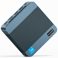 BOSGAME 인텔 Core i5 12450H 미니피씨 Win 11 Pro 미니 PC HDMI 2.0 WiFi6 BT5.2 듀얼 2.5G LA, P2 Neo, WIN11 Pro, 512GB, 16GB, 푸른 색