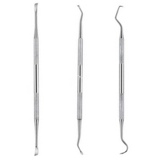 리파니 강아지 고양이 치석 제거기 애견 셀프 스케일링 기구 3종, 실버 3종, 1세트