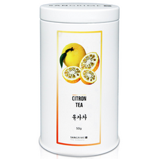 산그리메 국내산 유자차 50g 틴케이스 고급선물용 무첨가 국산 유자차, 1개, 1개입