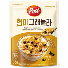 格蘭諾拉Post Granola 糙米穀物麥片, 500g, 1包