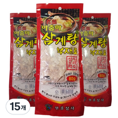 復興商社阿姨人蔘雞湯材料 袋裝型 業務用, 80g, 15個