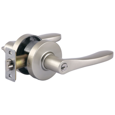 100% 국산 KS정품 항균 키형 방문손잡이 레버 도어락 변색없는 니켈도금 시공편리 보안키3개, 그레이키