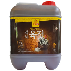 약목참 액체육젓 5kg 젓국 멸치진젓, 1개