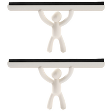 뽀아샵 물기제거 유리닦기 스퀴지 J-J039, 2개, 화이트