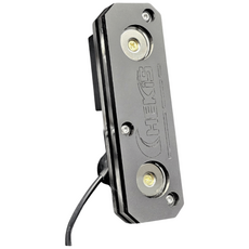 CHEKIS 체키스 오토바이 휴대폰 자석 슬림 충전 거치대 1구 RGB LED, 투명