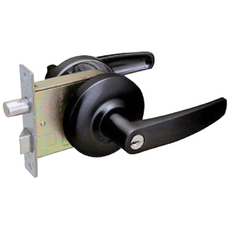 국산 현관 레버 도어락 방화인증 KS정품 강력보안 키3개, 블랙