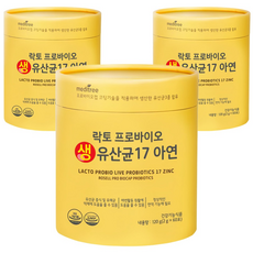 메디트리 락토 프로바이오 생 유산균 17 아연, 120g, 3개
