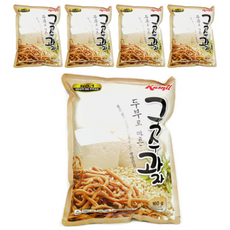 KAMILFood 麵條造型豆腐餅乾, 160g, 5包