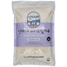 국산 호밀가루, 1kg, 1개